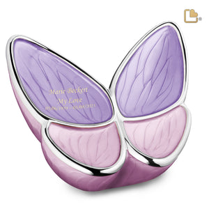 Adult Wings of Hope Butterfly Lavender Cremation Urn