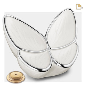 Adult Wings of Hope Butterfly Pearl Cremation Urn