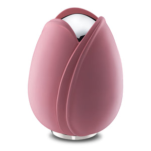 Tulipª Standard Adult Urn Pink & Polished Silver