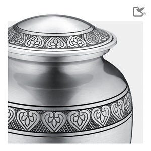 Adult Classic Pewter Cremation Urn - COMFORT by LoveUrns