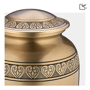 Adult Classic Gold Cremation Urn - COMFORT™ by LoveUrns®