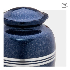 Adult Speckled Indigo Cremation Urn