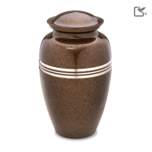 Adult Speckled Auburn Cremation Urn - COMFORT™ by LoveUrns®