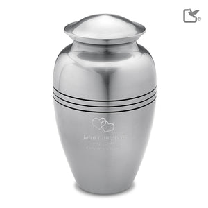 Adult Radiance Pewter Cremation Urn - COMFORT by LoveUrns