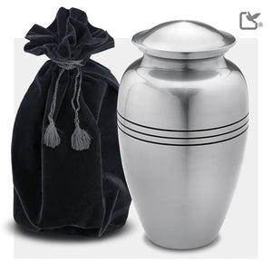 Adult Radiance Pewter Cremation Urn - COMFORT™ by LoveUrns®