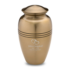 Adult Radiance Gold Cremation Urn - COMFORT™ by LoveUrns®