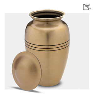 Adult Radiance Gold Cremation Urn - COMFORT™ by LoveUrns®