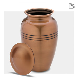 Adult Radiance Copper Cremation Urn - COMFORT™ by LoveUrns®