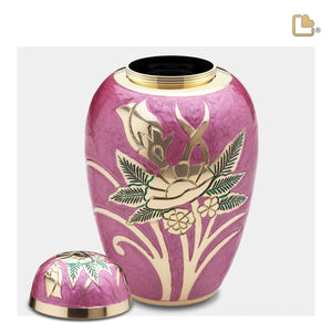 Adult Lilac Rose Cremation Urn