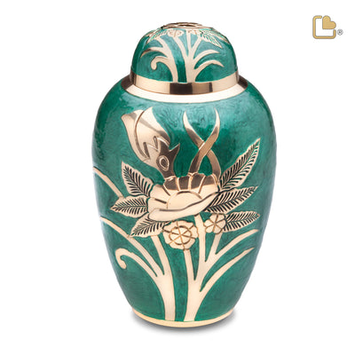 Adult Emerald Rose Cremation Urn