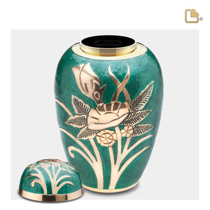 Adult Emerald Rose Cremation Urn