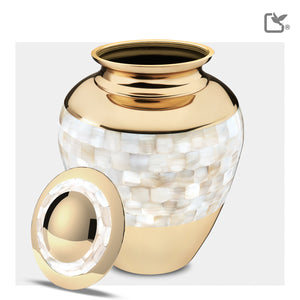 Adult Mother of Pearl Cremation Urn - COMFORT™ by LoveUrns®