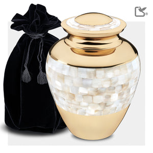 Adult Mother of Pearl Cremation Urn - COMFORT™ by LoveUrns®