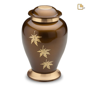 Adult Falling Leaves Cremation Urn