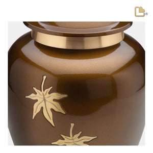 Adult Falling Leaves Cremation Urn