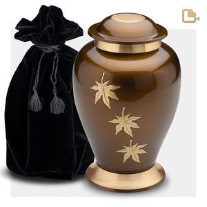 Adult Falling Leaves Cremation Urn