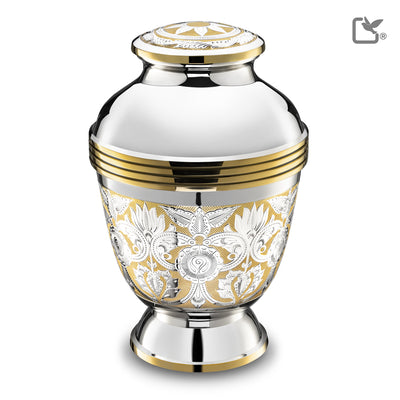 Adult Ornate Floral Cremation Urn - COMFORT™ by LoveUrns®