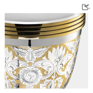 Adult Ornate Floral Cremation Urn - COMFORT™ by LoveUrns®