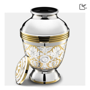 Adult Ornate Floral Cremation Urn - COMFORT™ by LoveUrns®