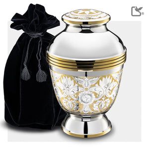 Adult Ornate Floral Cremation Urn - COMFORT™ by LoveUrns®