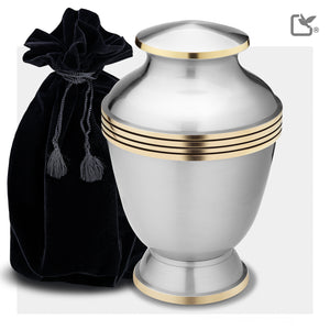 Adult Elegant Pewter Cremation Urn - COMFORT™ by LoveUrns®