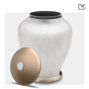 Adult Tall Simplicity Pearl Cremation Urn - COMFORT™ by LoveUrns®