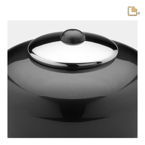 Adult Round Simplicity Midnight Cremation Urn