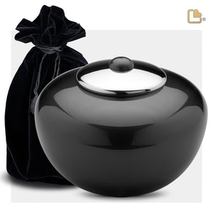 Adult Round Simplicity Midnight Cremation Urn