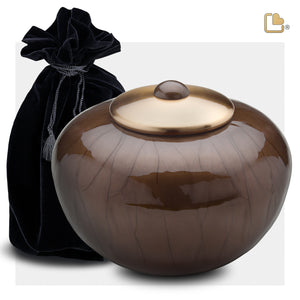 Adult Round Simplicity Bronze Cremation Urn