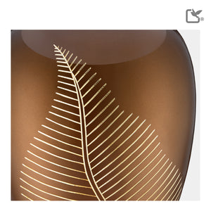 Adult Bronze Leaf Cremation Urn - COMFORT™ by LoveUrns®