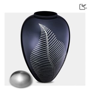 Adult Midnight Leaf Cremation Urn