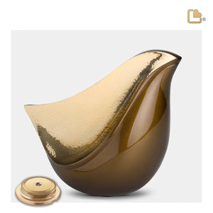 Adult LoveBird Bronze Cremation Urn