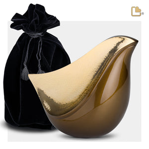 Adult LoveBird Bronze Cremation Urn