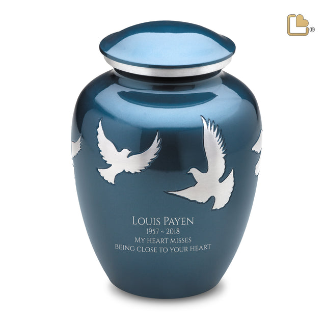 Adult Flying Doves Cremation Urn