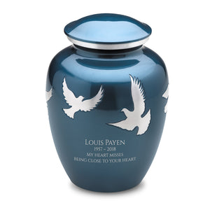 Adult Flying Doves Cremation Urn