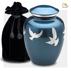 Adult Flying Doves Cremation Urn