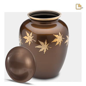 Adult Autumn Leaves Cremation Urn