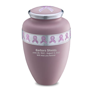 Adult Awareness Pink Cremation Urn