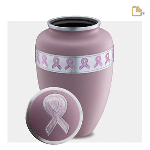 Adult Awareness Pink Cremation Urn