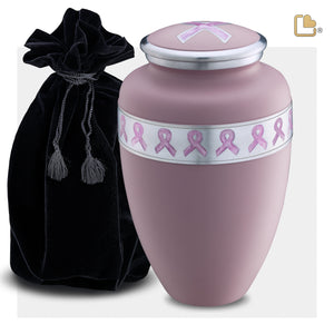 Adult Awareness Pink Cremation Urn