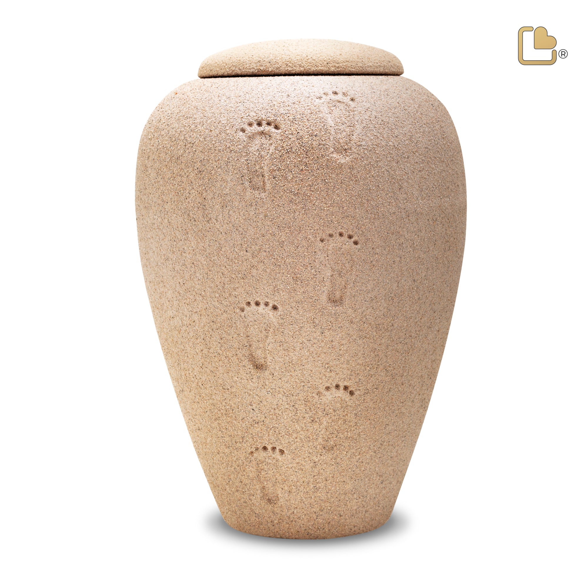 ShiftingSand Footprints  Standard Adult Urn Eco Sand