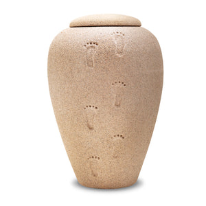 ShiftingSand Footprints  Standard Adult Urn Eco Sand