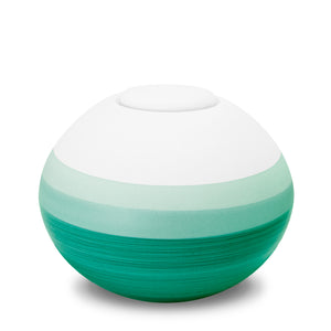 Mint Round Adult Urn Eco Pigment