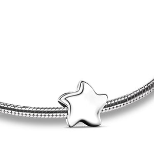 Angelic Starª Polished Sterling Silver Cremation Bracelet Bead