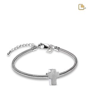 Crossª Two Tone Sterling Silver Cremation Bracelet Bead