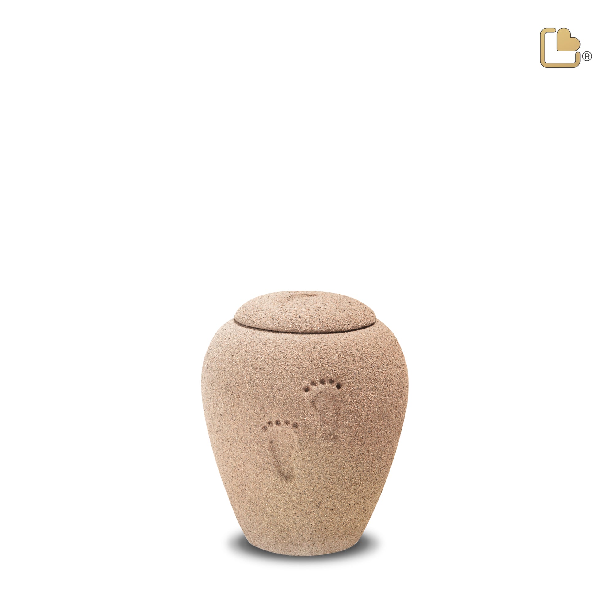 ShiftingSand Footprints Keepsake Urn Eco Sand