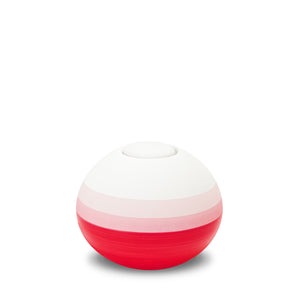 Scarlet Round Keepsake Urn Eco Pigment