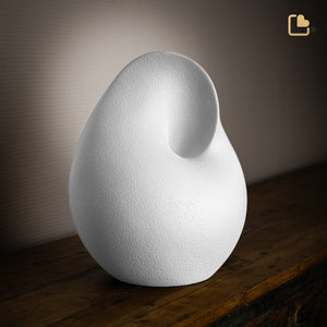 Soulful Shell Standard Adult Urn White