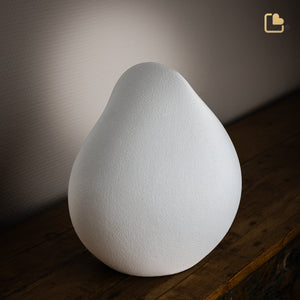 Soulful Shell Standard Adult Urn White