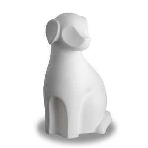 Dog Pet Urn White